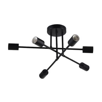 LUSTRĂ ZEN PL6 B, KL100117, 6XE27, NEGRU