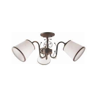 Lustră ZONTA 3, KL6820, 3xE27, alb