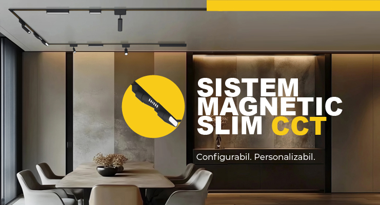 Slim Magnetic Klausen – sistem de iluminat modular pentru interioare moderne